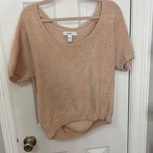 Forever 21 light pink furry top